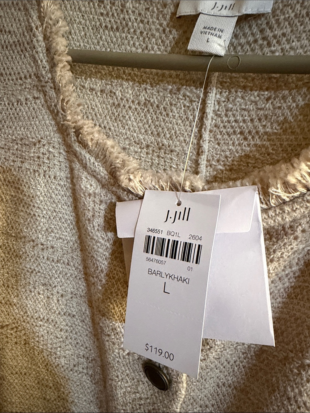 NWT J. Jill Button-Front Midi Dress with Matching Jacket - Picture 6 of 8